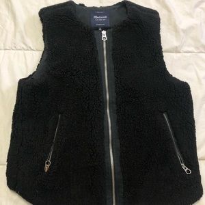 Madewell Sherpa Faux Fur Vest